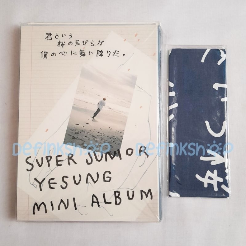 [BOOKED] Yesung - Japan Mini Album Limited Edition CD+Bluray+Cassette Sealed + POB Web Mumo