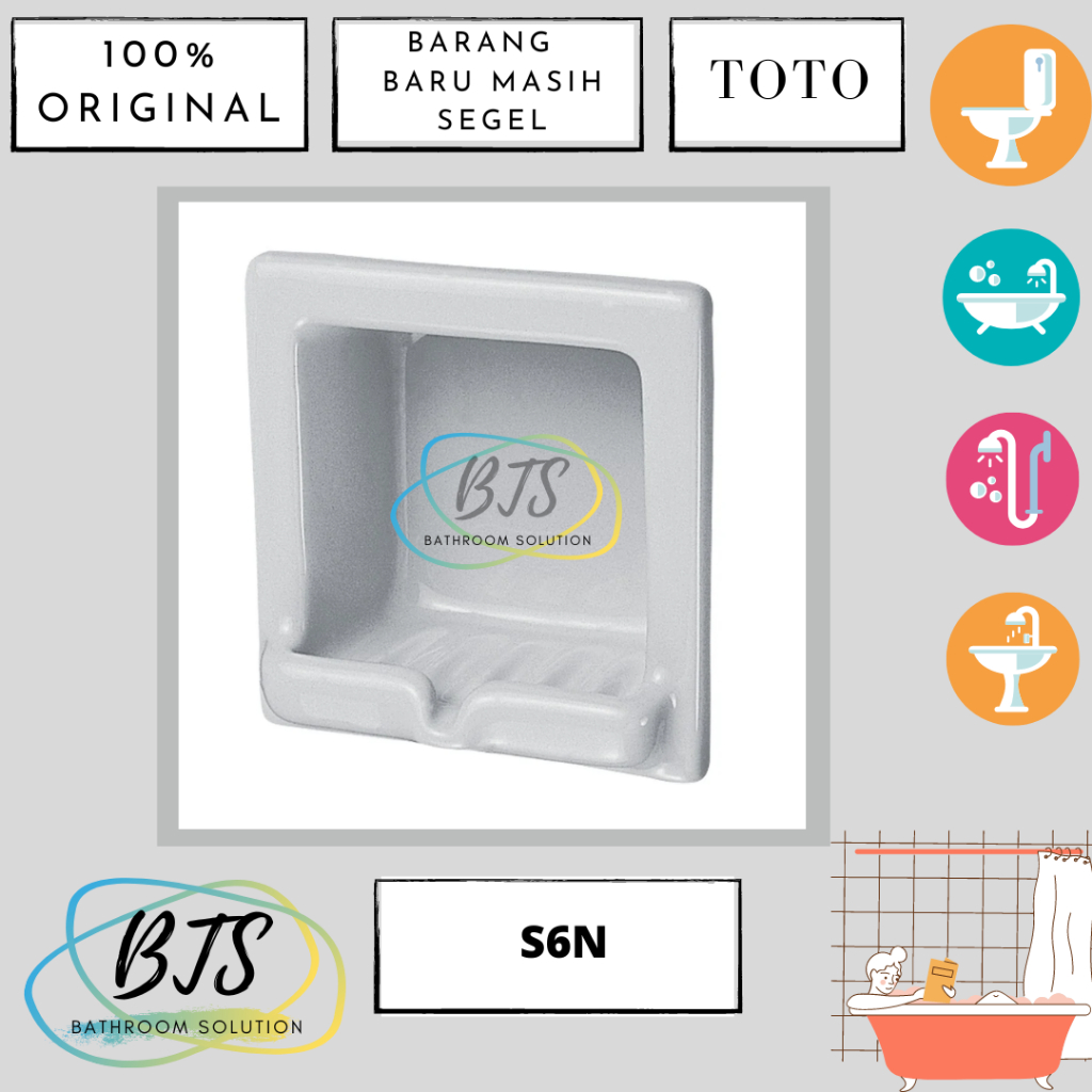 Tempat sabun tembok dinding ORIGINAL TOTO S6N / S 6 N / S6 N / S6N