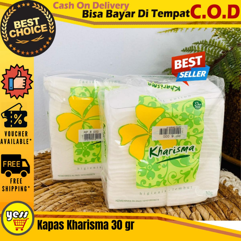Kapas Kharisma 30 gr Kharisma Kapas Wajah Kapas Pembersih Wajah