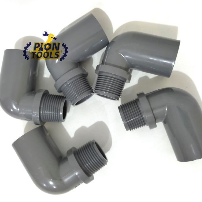 SCG KNIE DRAT LUAR 1" AW Elbow PVC knee PVC Keni Valve Elbow 1 inch