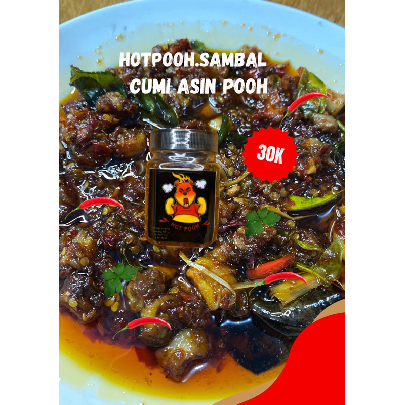 

Hotpooh Sambal Cumi / Sambal pedas Botol