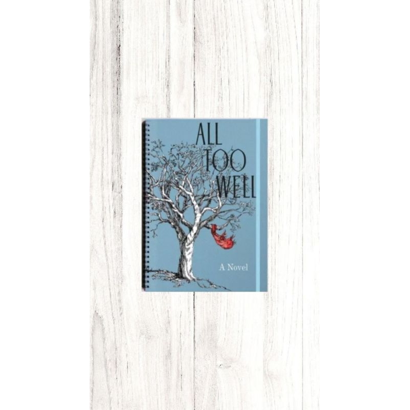 

BLUE NOVEL spiral notebook