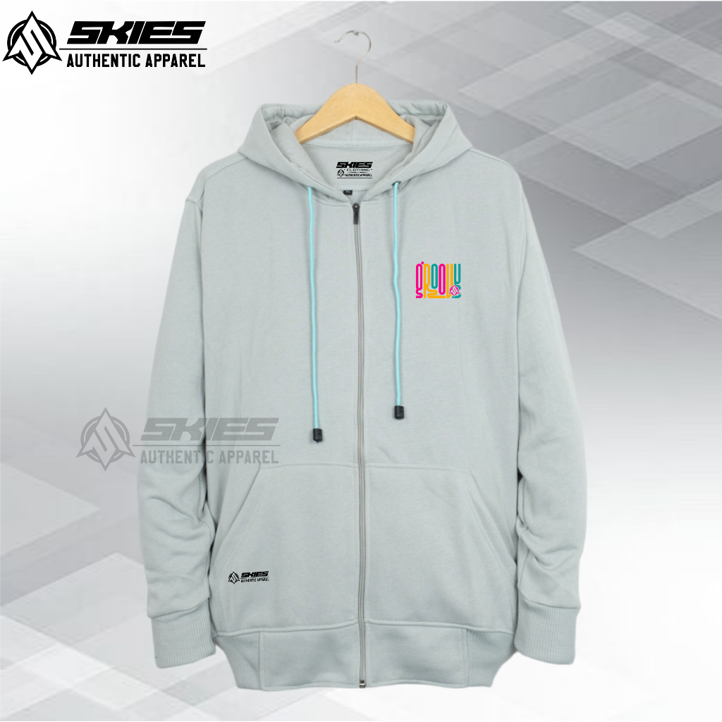 Sweater Hoodie Zipper Premium Pria Dan Wanita Terbaru 2023 Aesthetic Simple Korean Style Warna Hijau