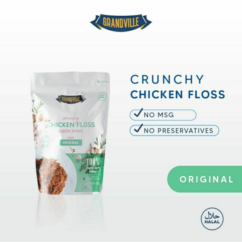 

Grandville Crunchy Chicken Floss | Abon Ayam | 100gr