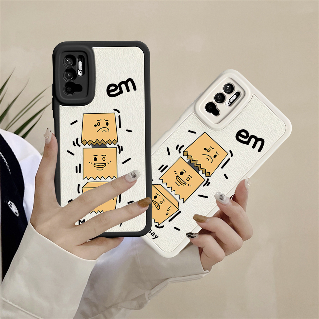 Cassing Realme 5 6 9i 7i C30 C20 C35 C12 C25 Case Lambskin Cute