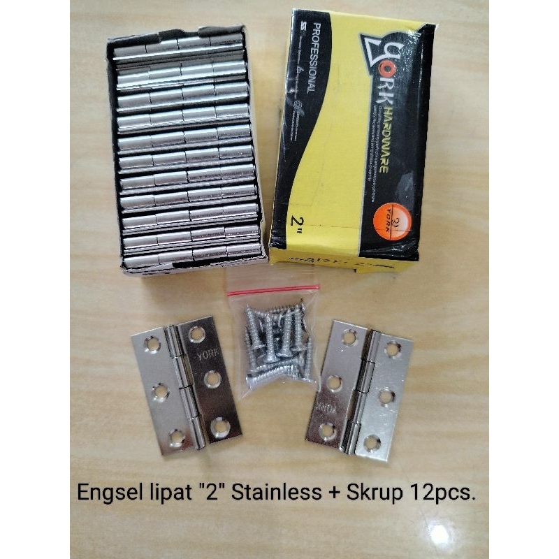 Engsel lipat jendela kecil Stainless "2"
