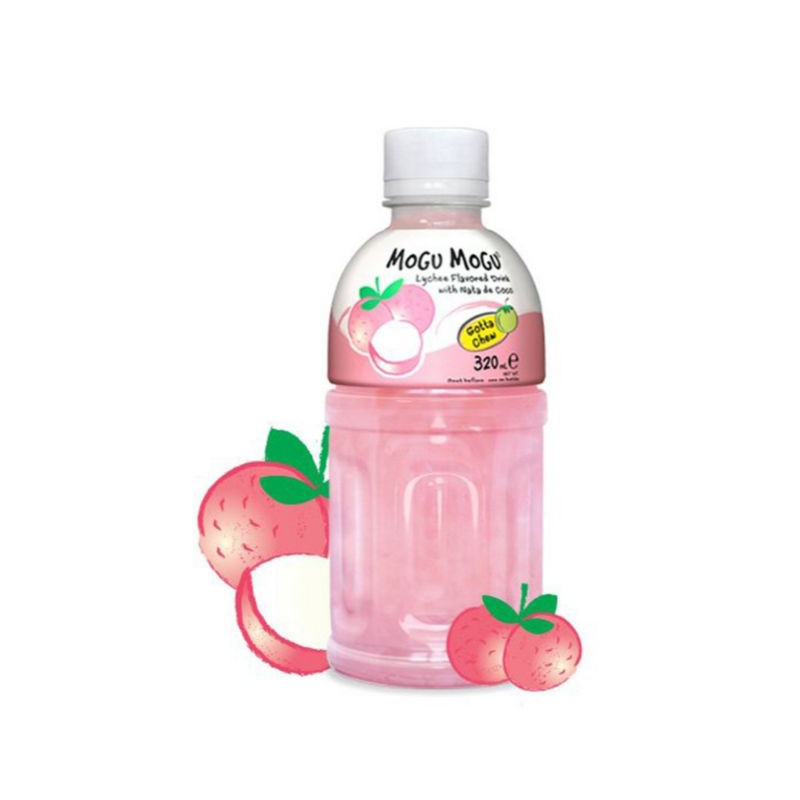 

Mogu Mogu Minuman Nata De Coco 320ml / Leci / Anggur / Mangga / Stroberi / Kelapa / Melon