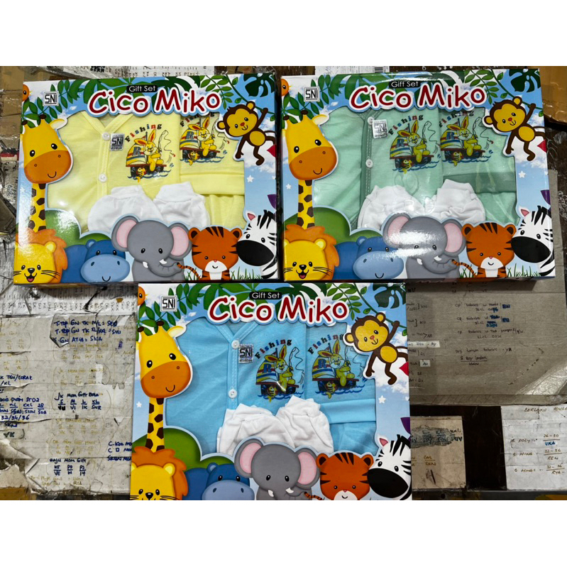 GIFT SET CICO MIKO | Baju set Cico Miko murah | kado set bayi baby cicomiko newborn