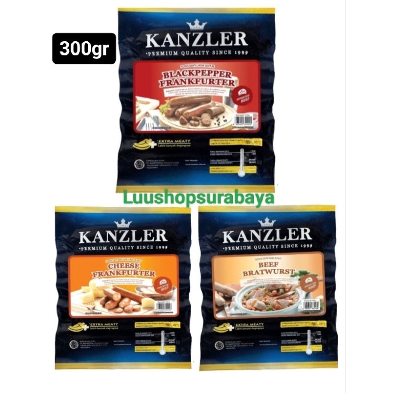 

Kanzler Sosis Beku Frozen 300gr