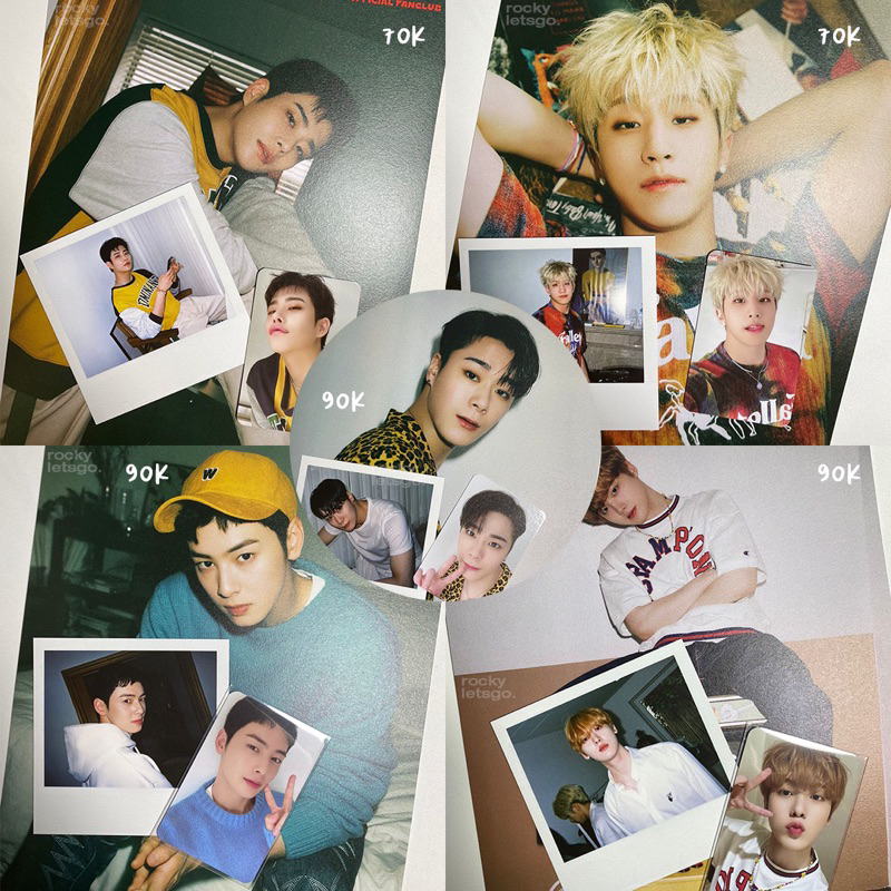 ASTRO 5th Gen Membership Photocard Polaroid - MJ JINJIN CHA EUNWOO YOON SANHA