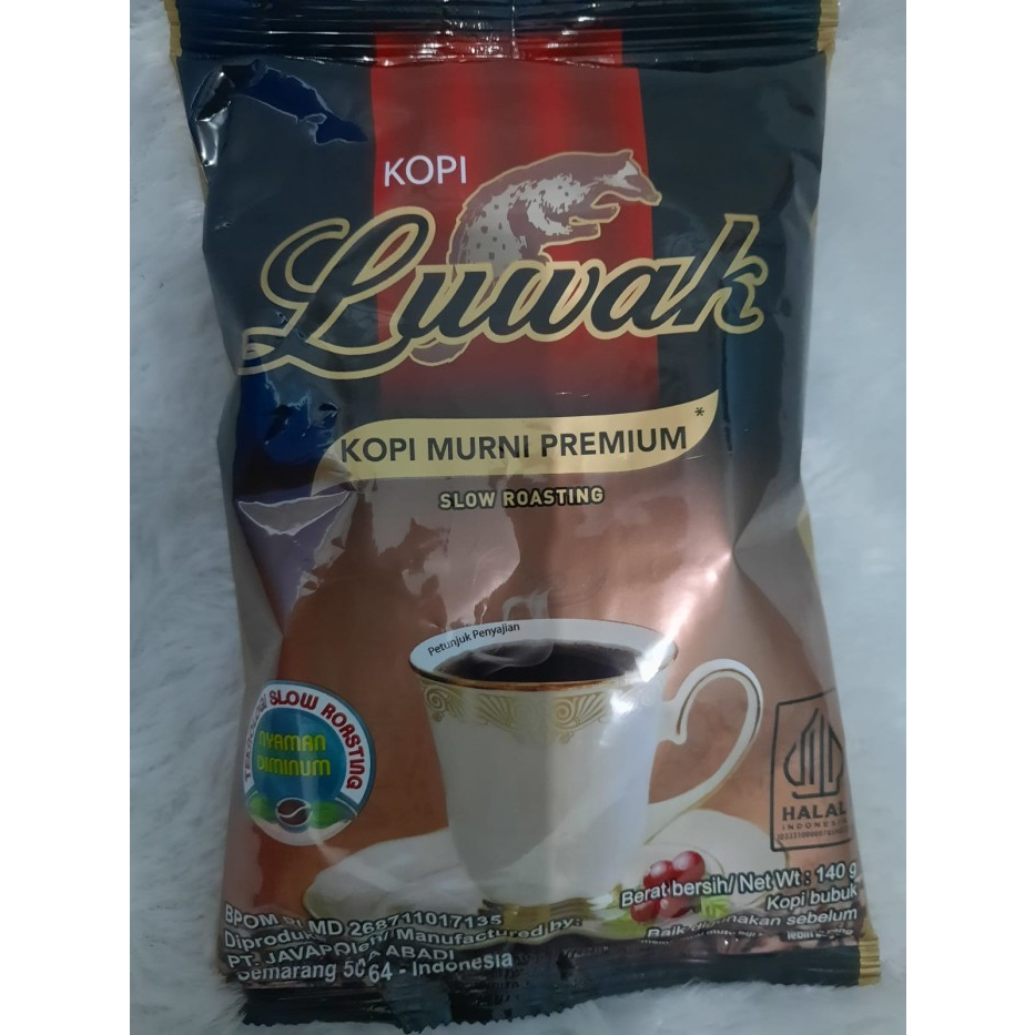 Luwak Kopi Hitam Bubuk 130gr Kopi Bubuk Kopi Luwak Kopi Murni Premium 130 gr