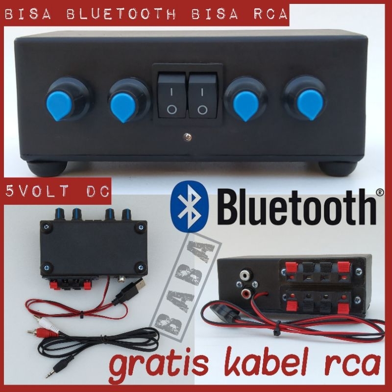 Ampli mini 4ch 4chanel x2 bluetooth 4 speaker