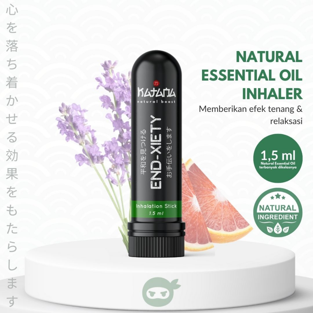 End-xiety Memberikan Efek Tenang & Relax - Katana Natural Essential Oil Inhaler