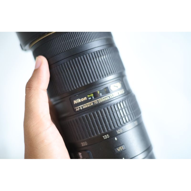 Nikon nikkor 70-200mm f2.8 nano coat japan VR ii