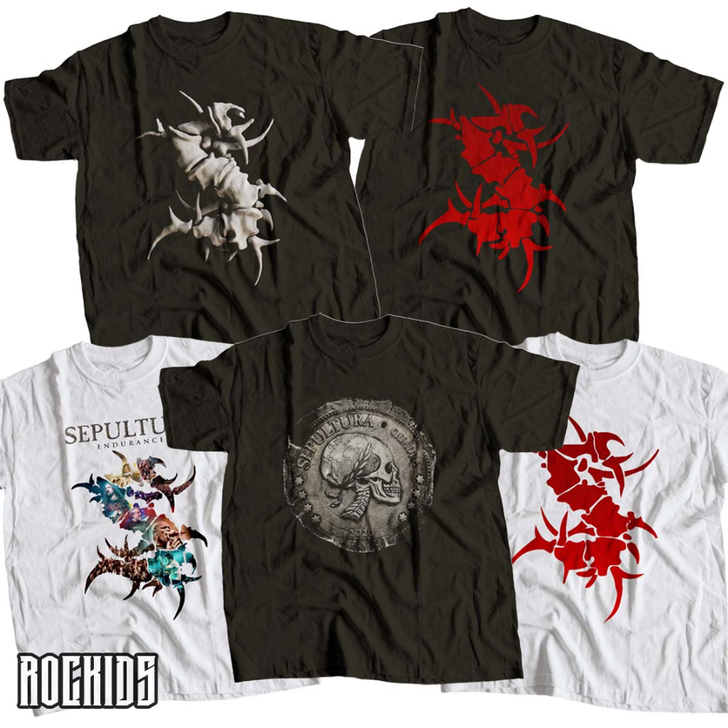 ROCKIDS - SEPULTURA - TSHIRT - TEES - KIDSWEAR - KAOS BAND - KAOS BAND SEPULTURA - KAOS SEPULTURA - 