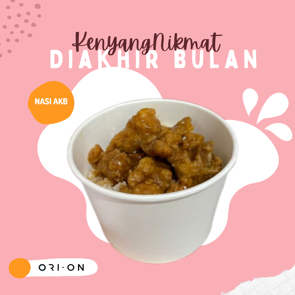 

ORION Paket Hemat Nasi Putih + Ayam Karage Sause Barbeque Rumahan Murah Nikmat