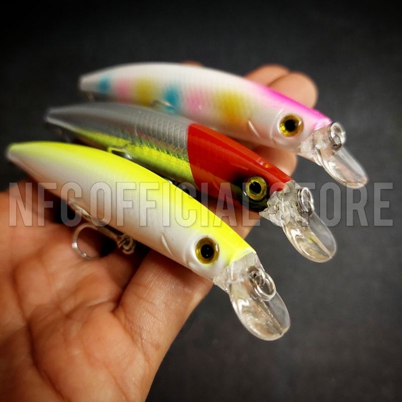 Lure Minnow Floating 9 cm 10 gram Hook 4X STRONG Premium Quality