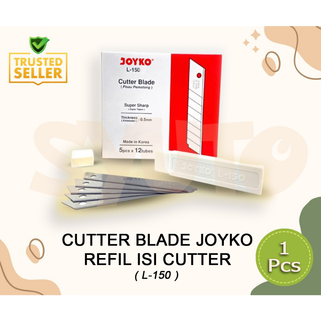 

(1 tube) Isi cutter / isi kater / Refill / Pisau Cutter Blade Joyko Besar L-150 / L150 / L 150
