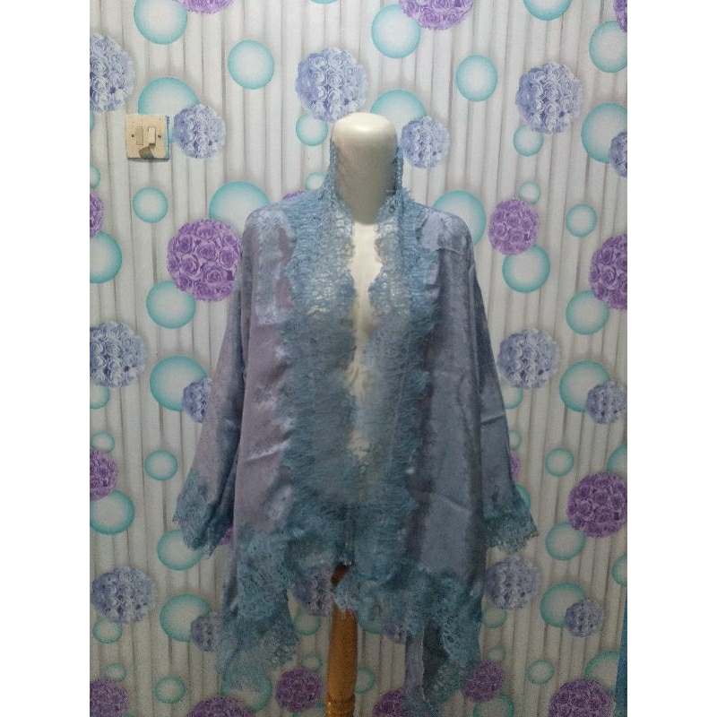 outer Lace viscose cardigan renda/outer Lace viscose renda