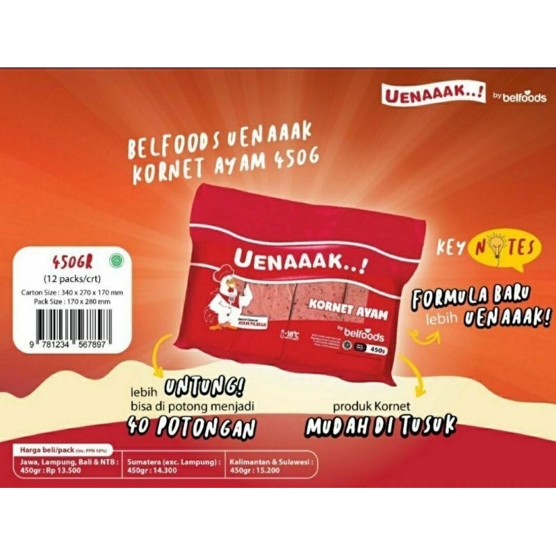 

Belfoods Luncheon Ayam 450gr