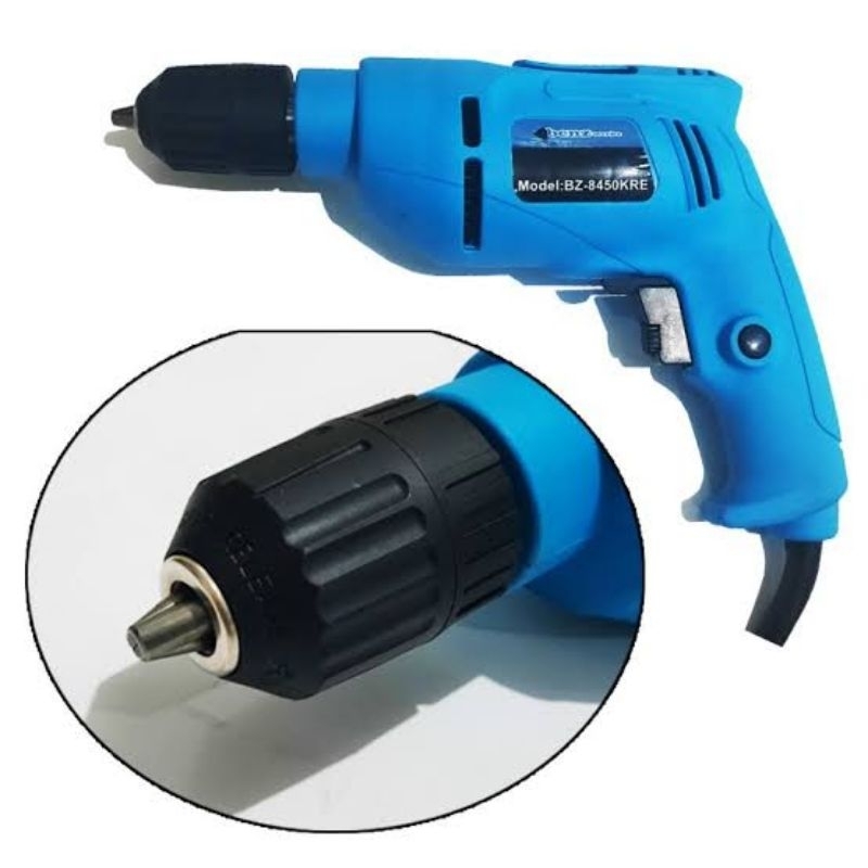 Mesin Bor Tangan 10mm / Bor Keyless / Electric Drill Keyless 10mm By BenZ