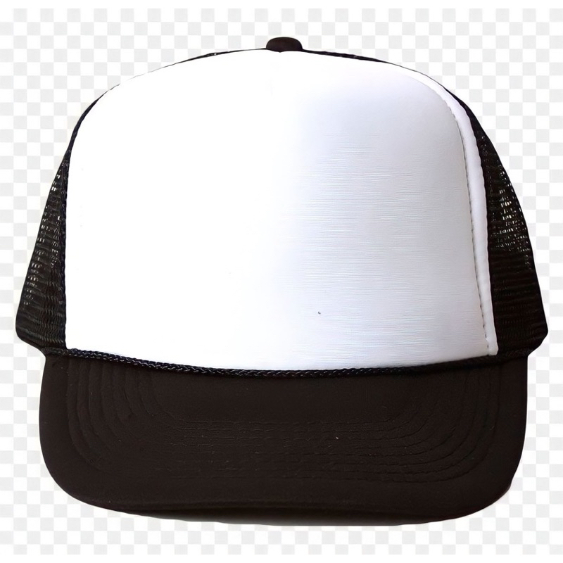 TOPI TRUCKER / TOPI JARING / TOPI JARING POLOS /HITAM DAN PUTIH