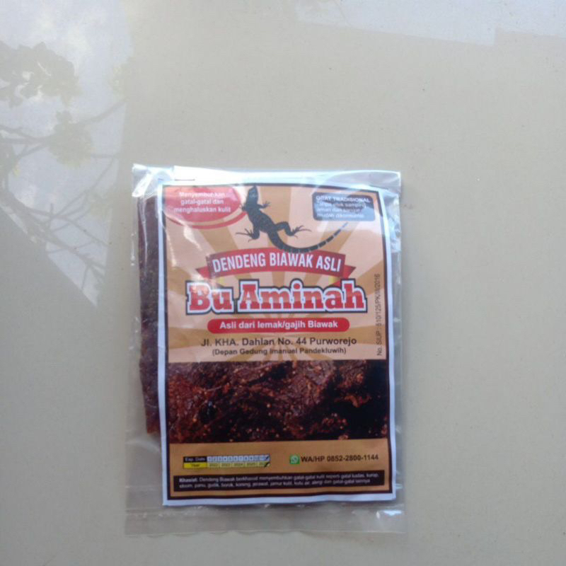 

Dendeng Biawak bu Aminah