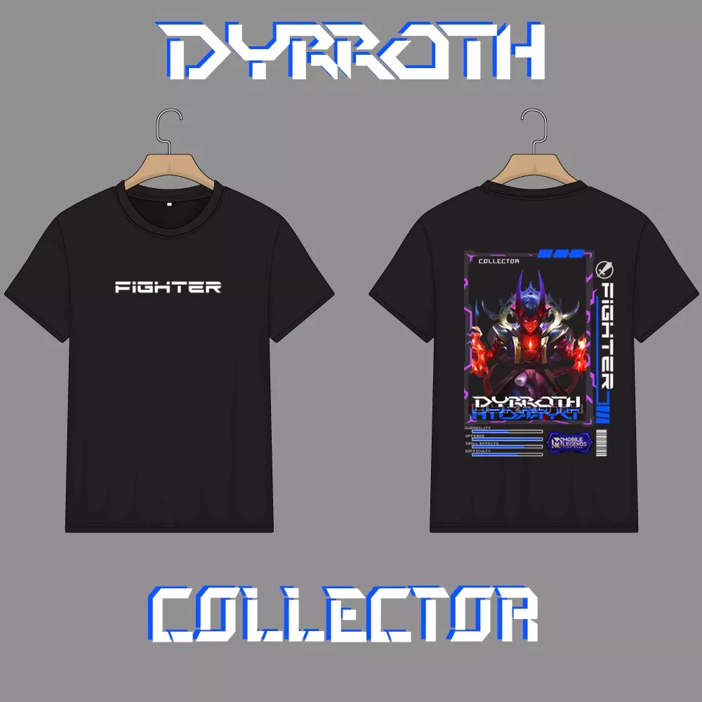 KAOS ANAK HERO MOBILE LEGENDS DYRROTH FIGHTER // KAOS ANAK DYRROTH FULL SKIN