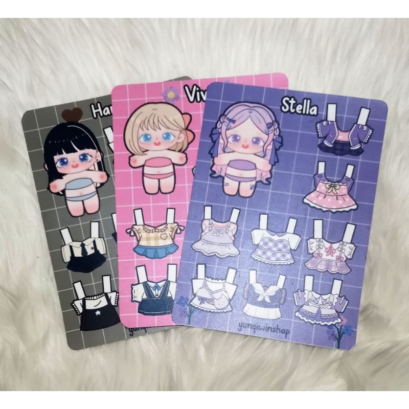 Paper doll mainan bongkar pasang mainan bp jadul 90'an mainan viral