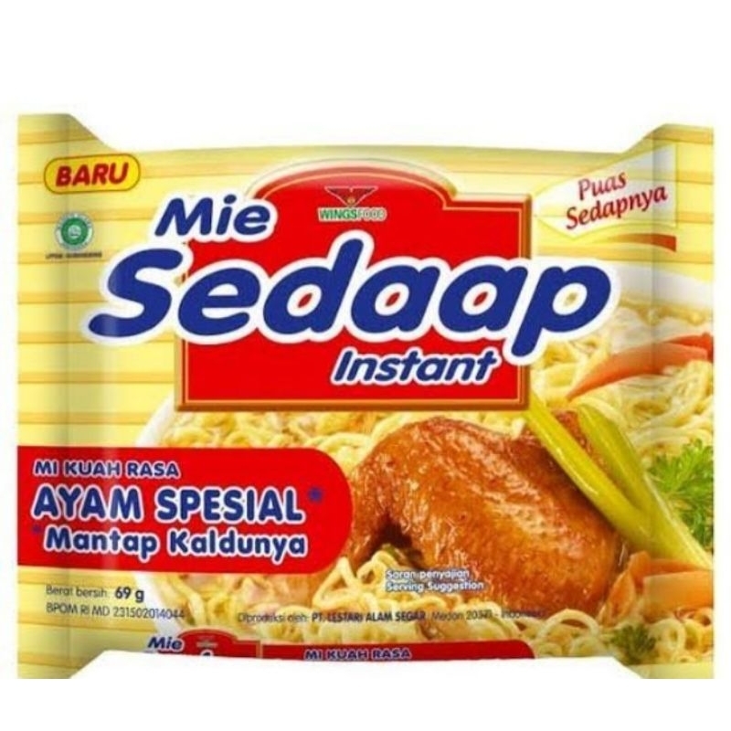 

Mie Sedap Goreng/Kuah All Varian