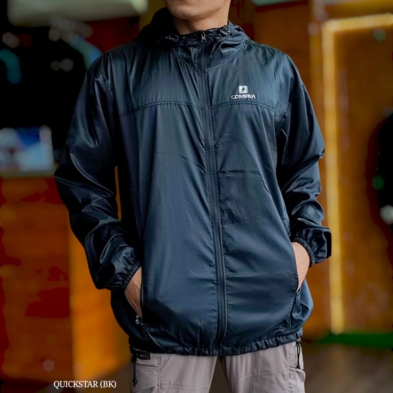 JAKET QUICK START CONSINA JAKET PARASUT ULTRALIGHT JAKET LARI