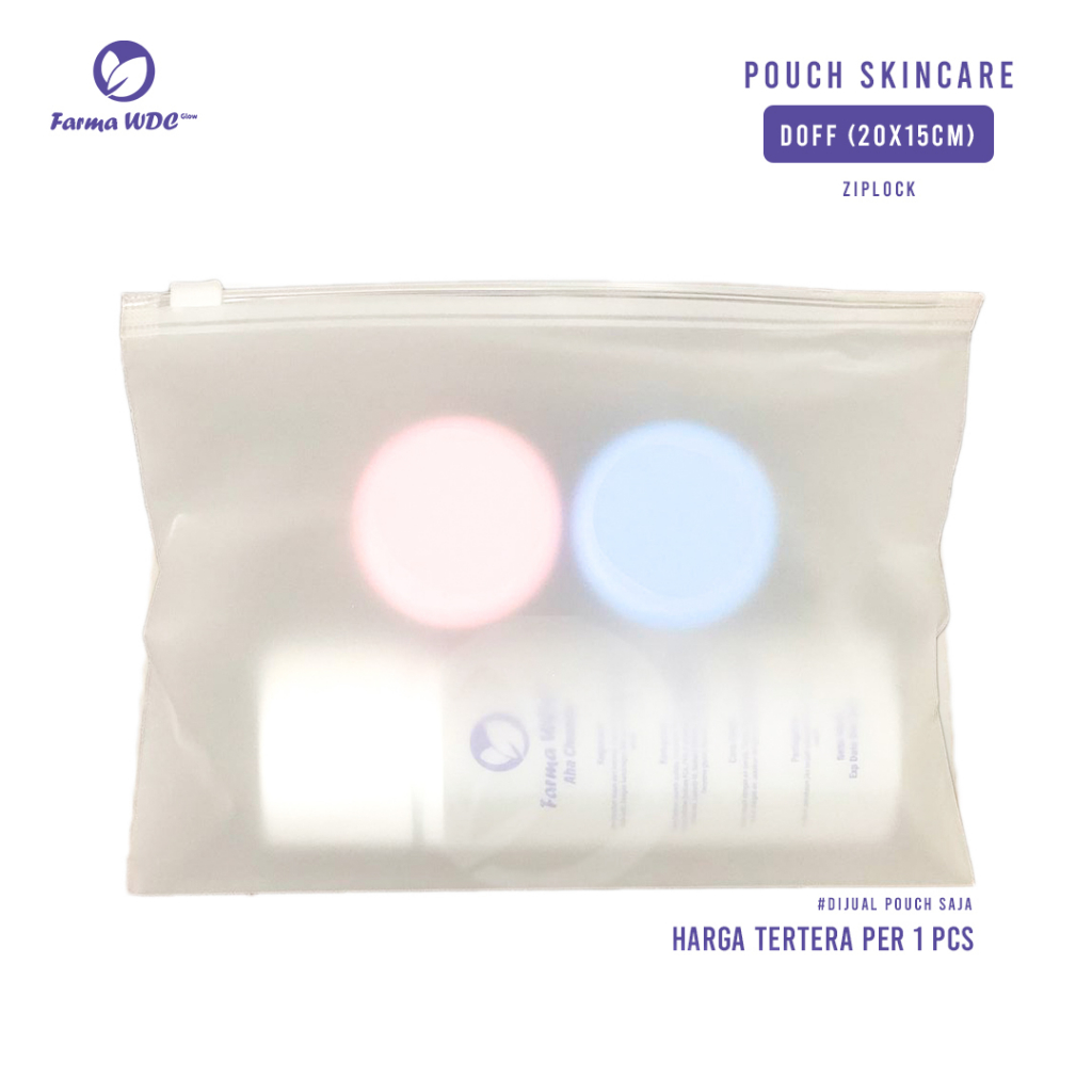 POUCH PAKET SKINCARE ZIPLOCK DOFF