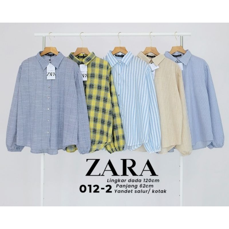 ZARA KEMEJA KATUN IMPORT WANITA