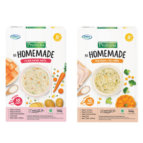 

promina bubur bayi ala homemade 8+ 100gr