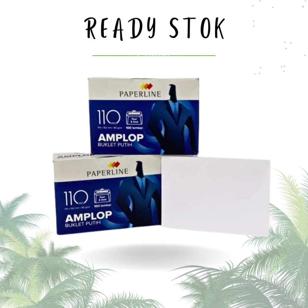 

AMPLOP PUTIH /AMPLOP PAPERLINE / AMPLOP 110 PPS UK 114 X 162 mm (PCS)