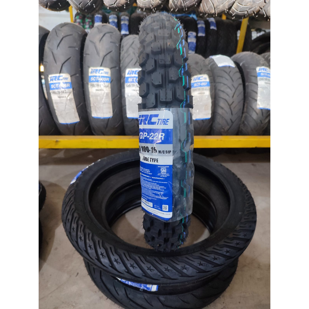 IRC Ban Motor Trail Ring 16 Uk 90/100-16 Tubetype Klx 150/Trail Ring 16/Trail/Kawasaki KLX300R/CRF 1