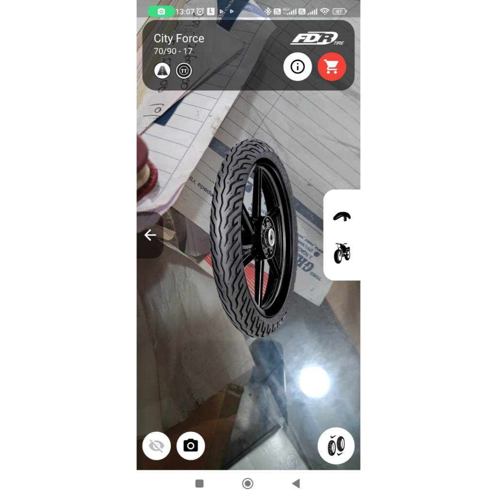 BAN LUAR 70/90-17 CITY FORCE TT FDR