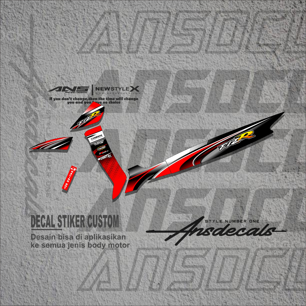 Striping Vega R LAMA - Sticker Striping Variasi List Motor Vega R LAMA Motif Racing