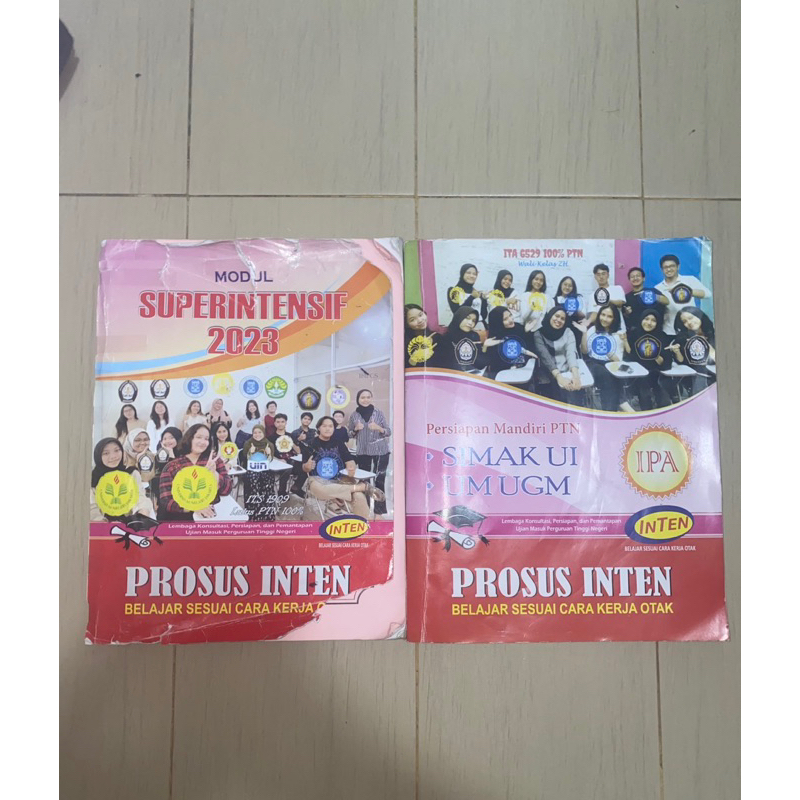 2 Paket Buku Prosus Inten 2023-2024 Persiapan SNBT Saintek dan Soshum