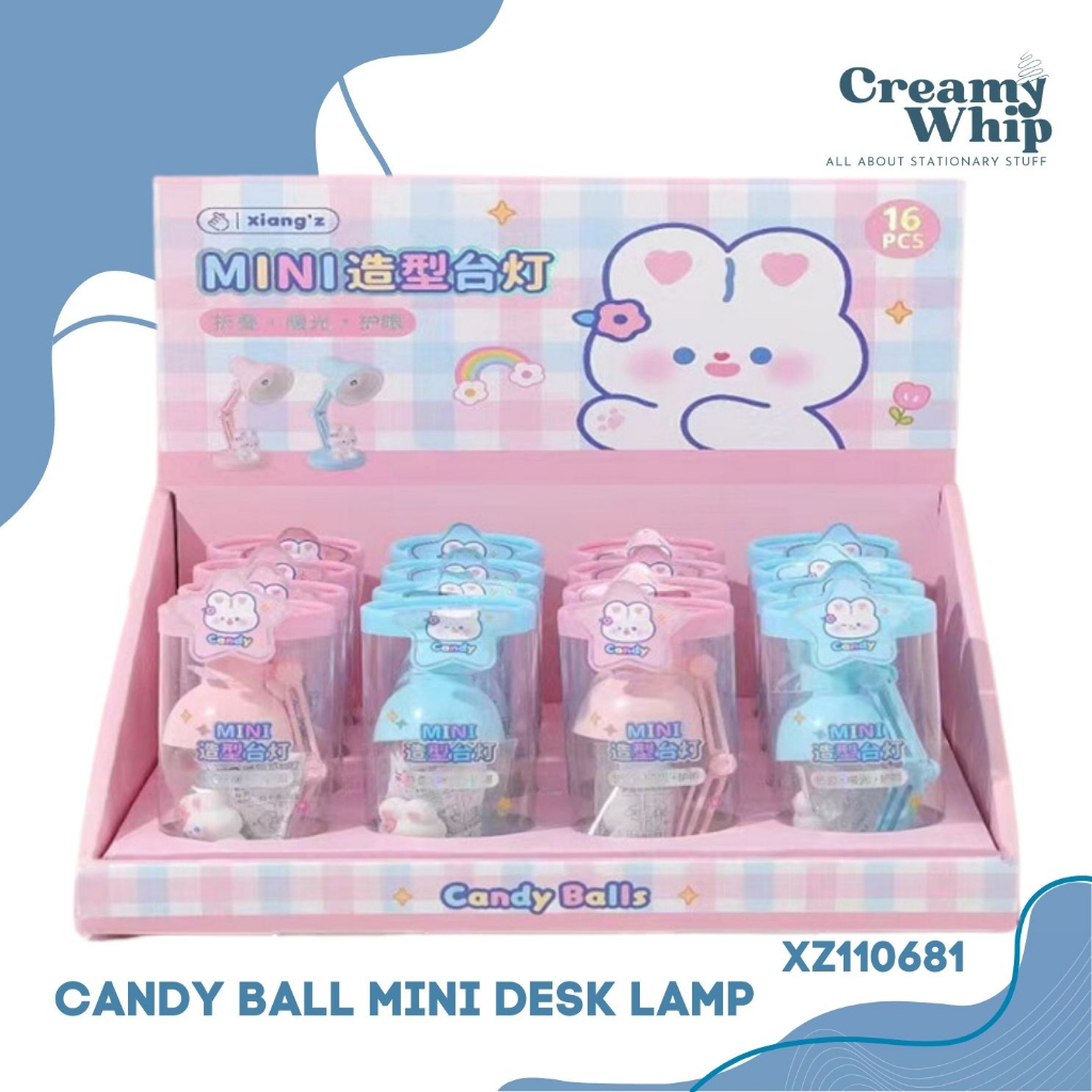 Candy Ball Desk Lamp - Lampu Meja Mini Lampu Belajar Anak Dekorasi Meja Belajar unik fungsional Cute