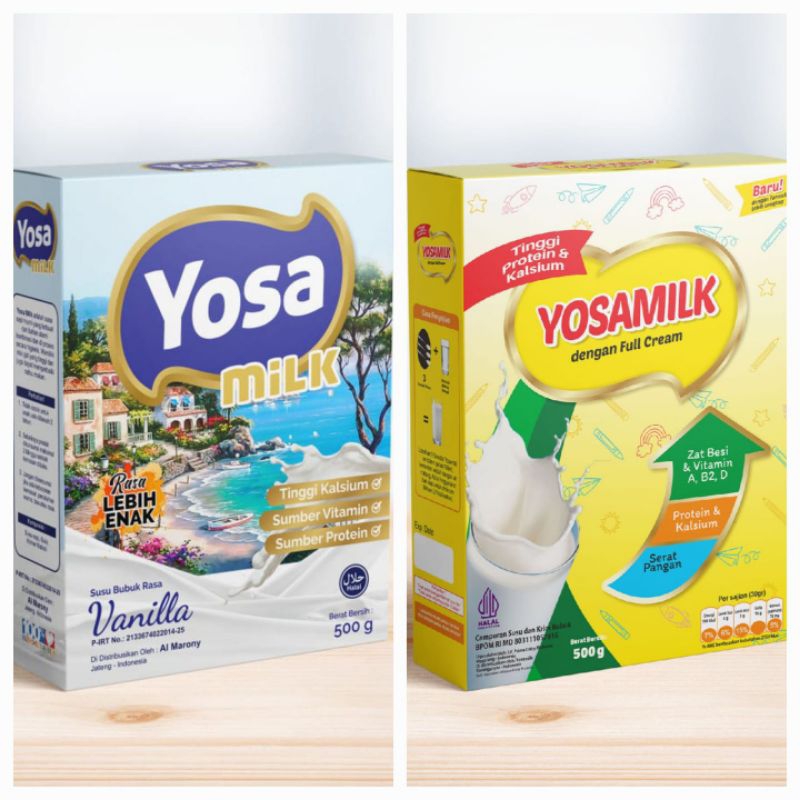 

Susu Gemuk Yosamilk Premium (Rasa Vanila)