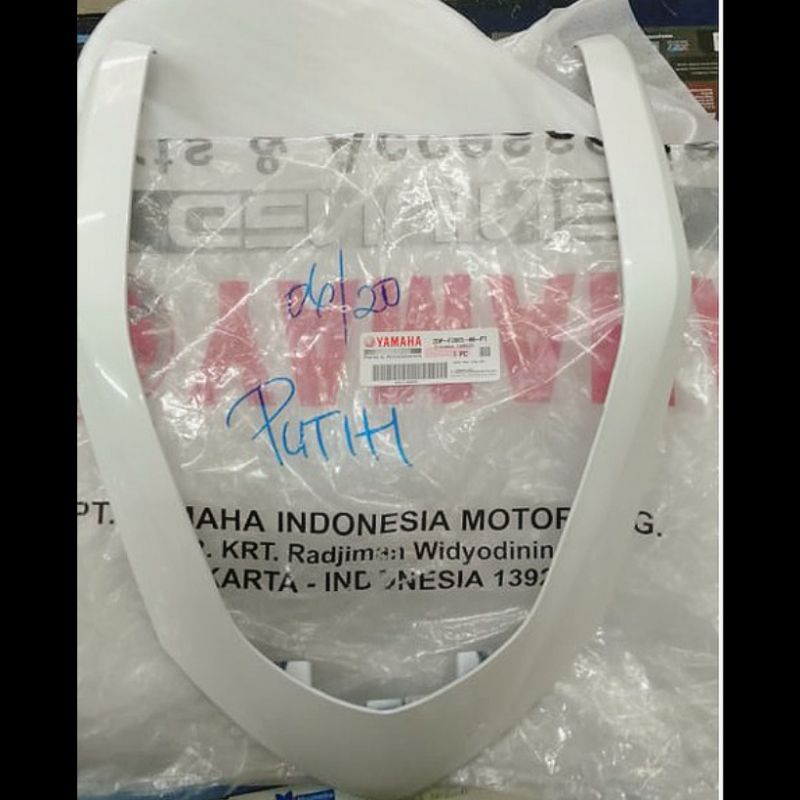 dasi u cover front alis nmax old putih original Yamaha