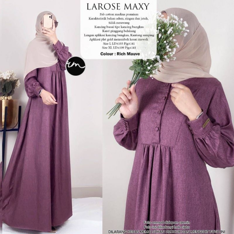 LAROSE MAXY KATUN MADINA BAJU MUSLIMAH