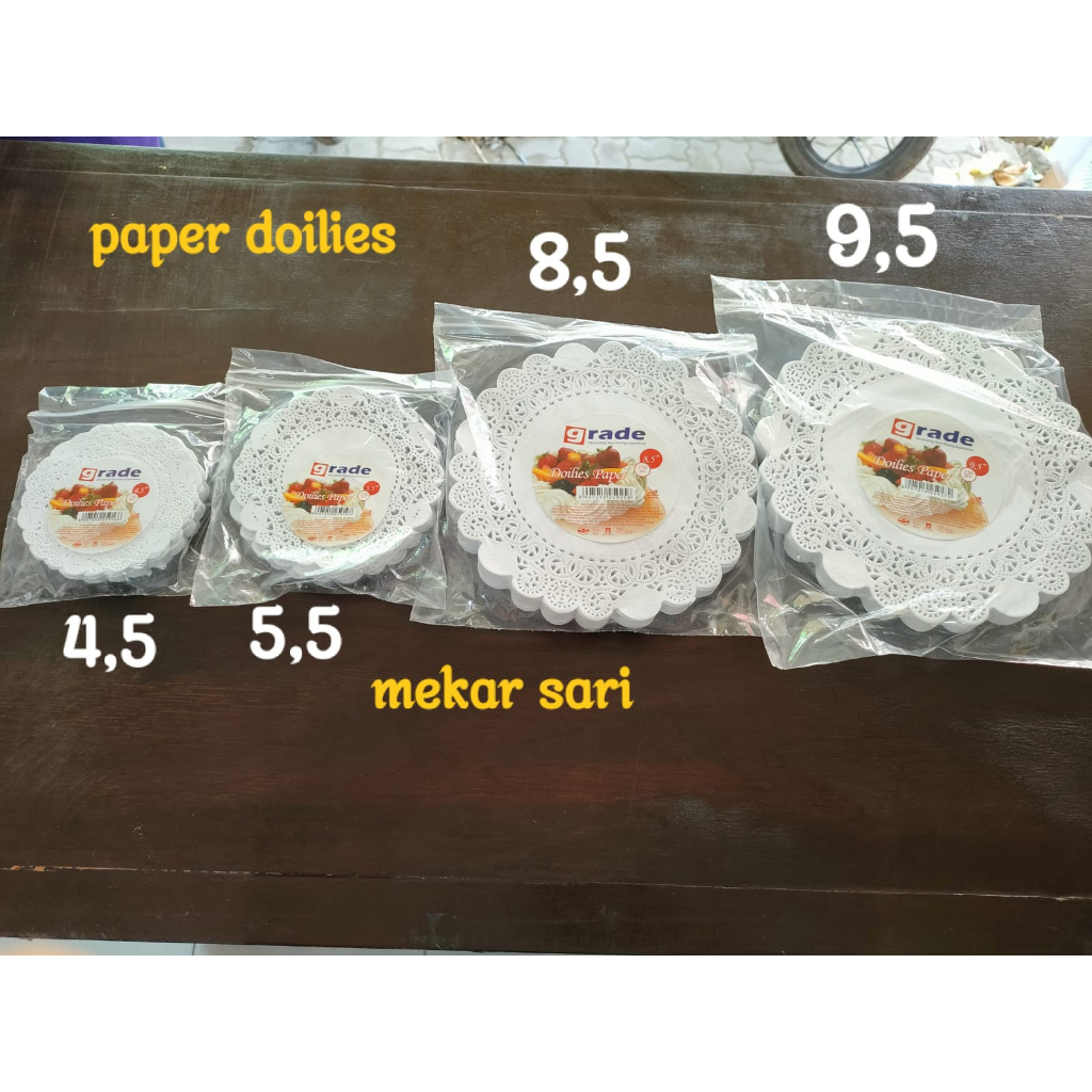Paper Doilies/Round Paper/Tatakan Makanan Merk Grade