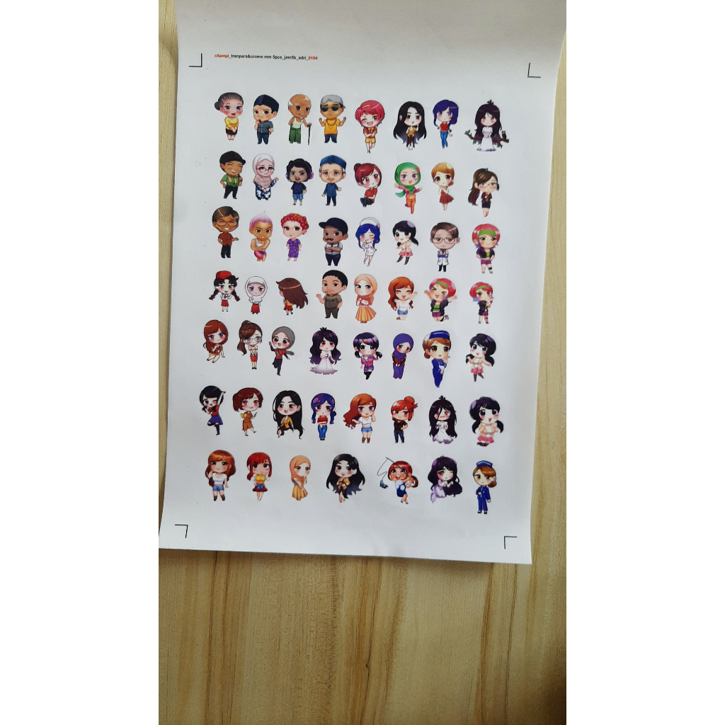 

STICKER Transaparan A3 warga citampi stories
