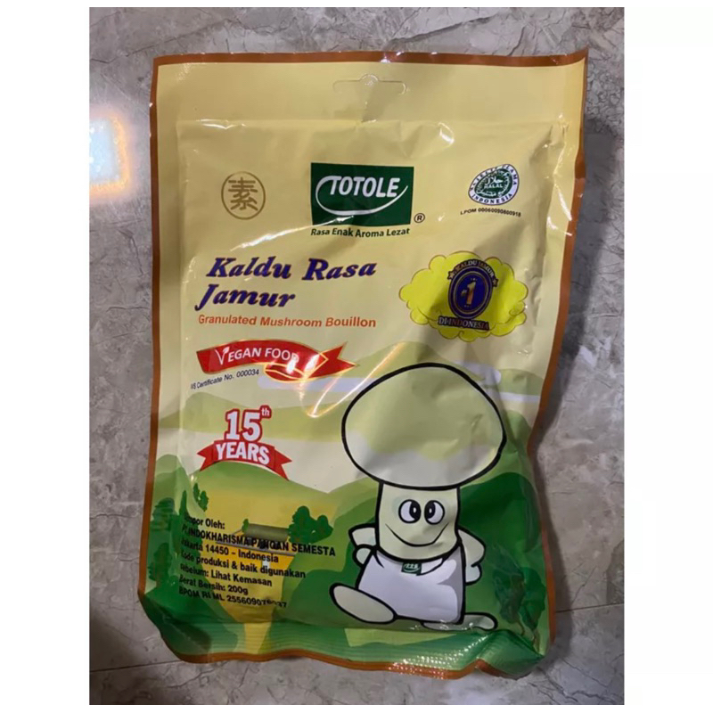 

Totole Kaldu Jamur 200 gr
