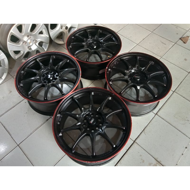 Velg HSR BOROKO Ring 18 lebar 8 et 45 pcd 5x100 5x114