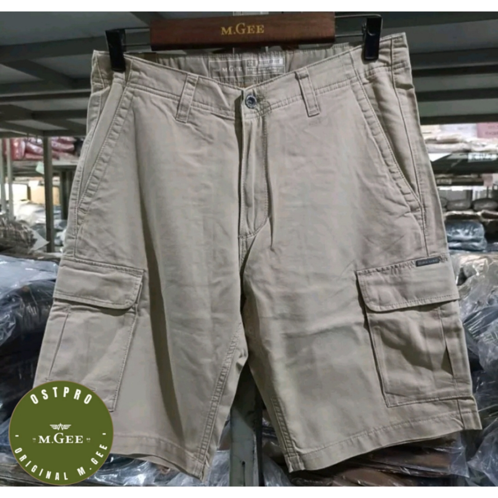 Celana MGEE Original - Celana Cargo Pendek Rows 005 Sand