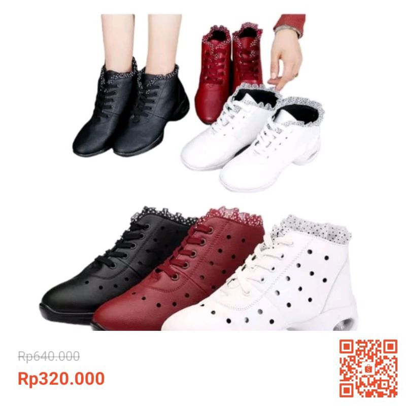 Premium sepatu sport boot dance import sepatu line dance bally dance UBP-943,UBL-944