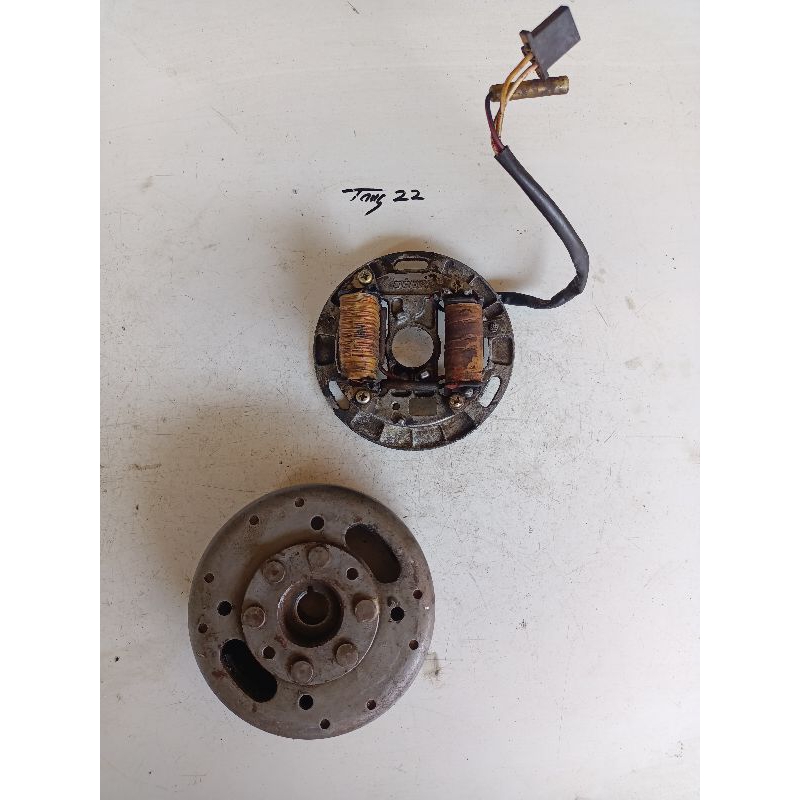 mahnit magnet dan spul Suzuki rc 100 spirit rc bravo crystal original